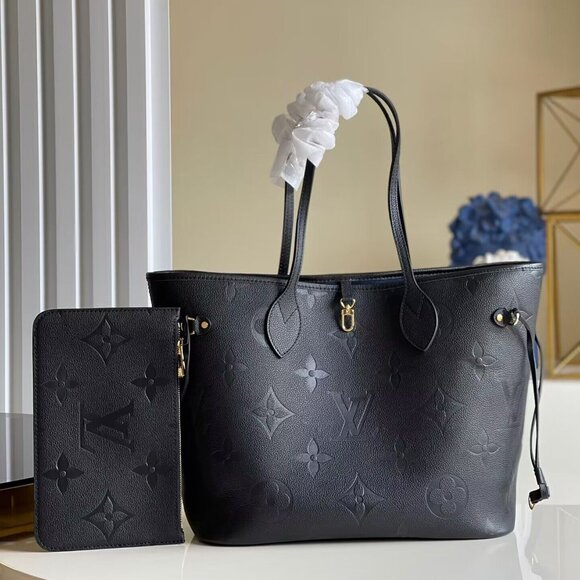 Louis Vuitton Neverfull MM/Medium Tote Bag with Pouch - Picture 1 of 8